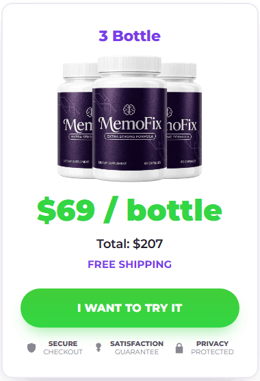 Buy MemoFix 3 Bottle