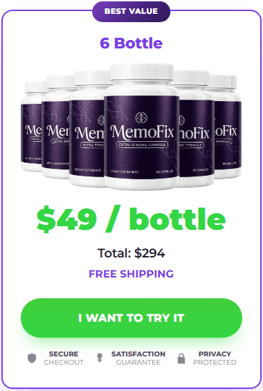 Buy MemoFix 6 Bottle